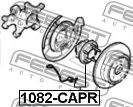 FEBEST 1082CAPR Подшипник ступицы зад Chevrolet Captiva 2.4 Captiva 3.2 07>