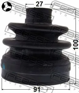 FEBEST 1215SANFERHT Пыльника шруса  внутреннего (91x100x27) комплект