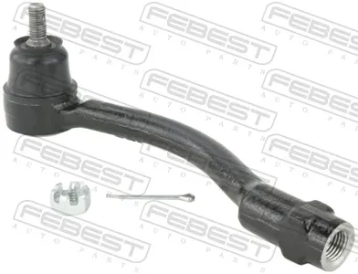 FEBEST 1221SBLH Наконечник рулевой тяги Hyundai Solaris лев. (внутр. D=14)