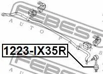 FEBEST 1223IX35R Стойка стабилизатора заднего правая Hyundai ix35 Sonata Tucson , Kia Sportage Optima 10>