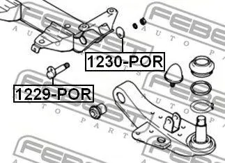 FEBEST 1229POR Болт с эксцентриком