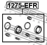FEBEST 1275EFR рем-кт суппорта заднего Hyundai Sonata 98>