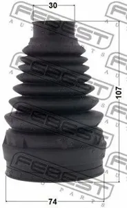FEBEST 1615P221 Пыльника шруса внутреннего комплект 74x107x30