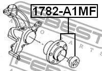 FEBEST 1782A1MF Комплект подшипника ступ.пер. VW Polo 1.4Tdi1.61.9TDi 99>