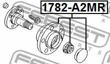FEBEST 1782A2MR Комплект подшипника ступ. к-зад. Audi A2, VW Polo 1,4TDI 00>