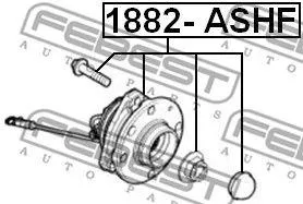 FEBEST 1882ASHF Ступица передняя