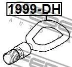 FEBEST 1999DH Крюк буксирный BMW X5 E53 1999-2006 1999-DH