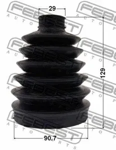 FEBEST 2117PCA218 Пыльника шруса  наружного комплект pvc 90.7x129x29