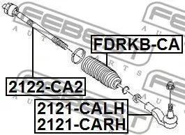 FEBEST 2121CARH Наконечник рулевой правый Ford Galaxy Mondeo all 06>, Land Rover Freelander 2.2TD3.2 06>