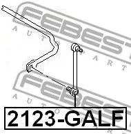 FEBEST 2123GALF Стойка стабилизатора переднего VW Sharan , Seat Alha Mercedes ra 95>