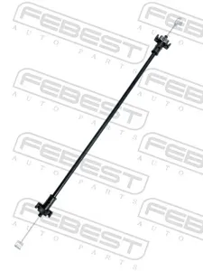 FEBEST 2199DCCB4 Трос Ford Focus 04- внешней ручки замка двери