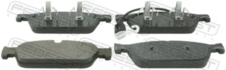 FEBEST 2301T6F колодки торм. дисковые передние с антискрип. пластинами VW T5 2.0TDi 09>