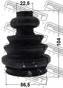 FEBEST 2315T5RH Пыльника шруса внутреннего (56.5X104X22.5) КОМПЛЕКТ VW TranSporter Multivan T5 2003-2011