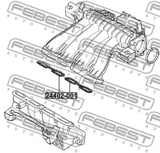 FEBEST 24402001 Прокладка впускного коллектора Renault alpine a110 2017.10-2018.07 [eu]