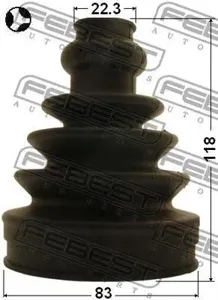 FEBEST 2715S60T Комплект пыльника ШРУСа внутреннего Audi A4 2.0 00-04