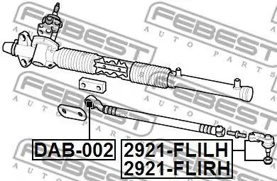 FEBEST 2921FLIRH Наконечник рулевой правый Land Rover Freelander 1.8i2.0TD 98>