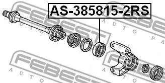 FEBEST AS3858152RS Подшипник приводного вала 38x58x15