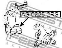 FEBEST AS62282RS подшипник шариковый 28x58x16 Nissan Primera P11 96-01