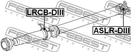 FEBEST ASLRDIII Крестовина карданного вала Land Rover Discovery 05>