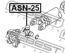 FEBEST ASN25 Крестовина карданного вала 32x101 ASN-25