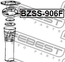 FEBEST BZSS906F опора амортизатора переднего VW Crafter 06>, Mercedes Sprinter 06>