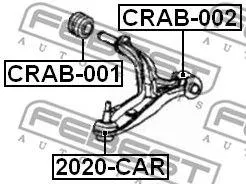 FEBEST CRAB002 сб рычага пер. Chrysler Voyager 84-99