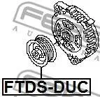 FEBEST FTDSDUC Шкив генератора Fiat Ducato RUSSIA 2008-