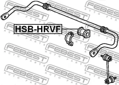 FEBEST HSBHRVF Втулка переднего стабилизатора d26.5
