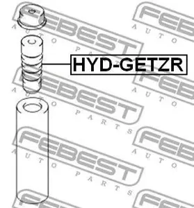 FEBEST HYDGETZR отбойник амортизатора заднего Hyundai Getz 02>