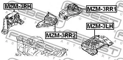 FEBEST MZM3RH подушка ДВС правая Mazda 3 1.3i1.6i 03>