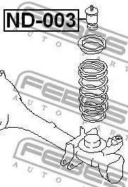 FEBEST ND003 Отбойник амортизатора Nissan Patrol 97-
