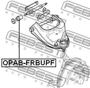 FEBEST OPABFRBUPF Сайлентблок рычага Opel Frontera B -04 пер.подв.