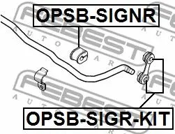 FEBEST OPSBSIGNR Втулка стабилизатора заднего Opel Vectra C 1.8 16v2.2 16v 02-08
