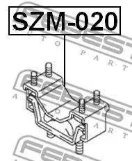 FEBEST SZM020 Подушка двигателя Suzuki LIANA 01-08 задняя