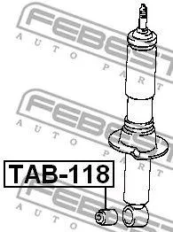 FEBEST TAB118 Сайлентблок амортизатора нижн. Toyota 4 Runner RZN18#VZN18# 95-02