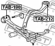 FEBEST TAB212 Сайлентблок TAB-212