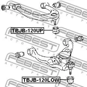 FEBEST TBJB120UP пыльник шаровой опоры Lexus GX460 09>