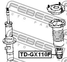 FEBEST TDGX110F Отбойник амортизатора перед лев,прав.