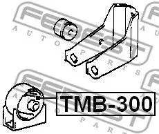 FEBEST TMB300 подушка ДВС передняя Toyota Avensis 1.8 97>