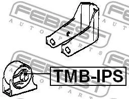 FEBEST TMBIPS подушка ДВС передняя Toyota Avensis 1.8 97>