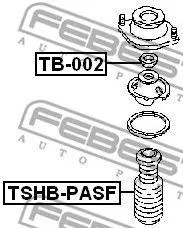 FEBEST TSHBPASF Пыльник амортизатора Toyota BB QNC 06-