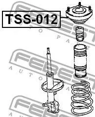 FEBEST TSS012 Опора заднего амортизатора
