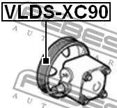 FEBEST VLDSXC90 Шкив насоса гидроусилителя руля