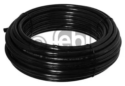 FEBI 02510 2510fтрубка пластик. за 1м d14x2 25м черный пневмотоплохлаждмасл системы din74324