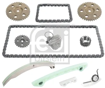 FEBI 108920 Комплект цепи ГРМ Ford Volvo 1.82.0 04- co звездочками