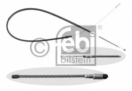 FEBI 14200 =AD55.0214=10.740=43.2101=DL-10.740 [191609721] трос ручника л.+п.VW Golf Jetta 83-91 drum