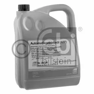 FEBI 29738 Жидкость гидравлическая жёлтая 5L для АКПП и ГУР Mercedes 236.11, VW LT 71141 ESSO