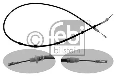 FEBI 34394 Трос ручного тормоза задний левый L=2025 Mercedes W163 98-05