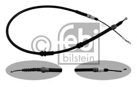 FEBI 36352 Трос ручного тормоза 1303 mm.