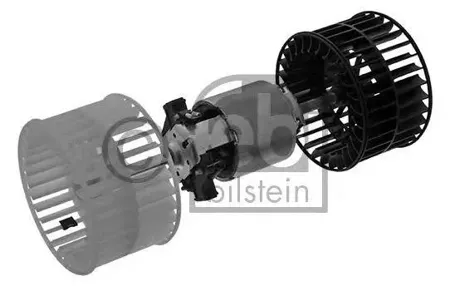 FEBI 43776 Мотор отопителя Mercedes MAN c крыльчатками